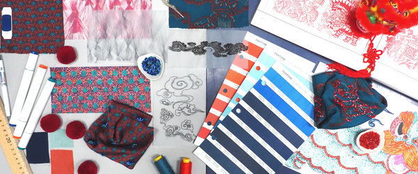 DESIGNING TEXTILES:<p>FROM PAPER TO PRINT</p>