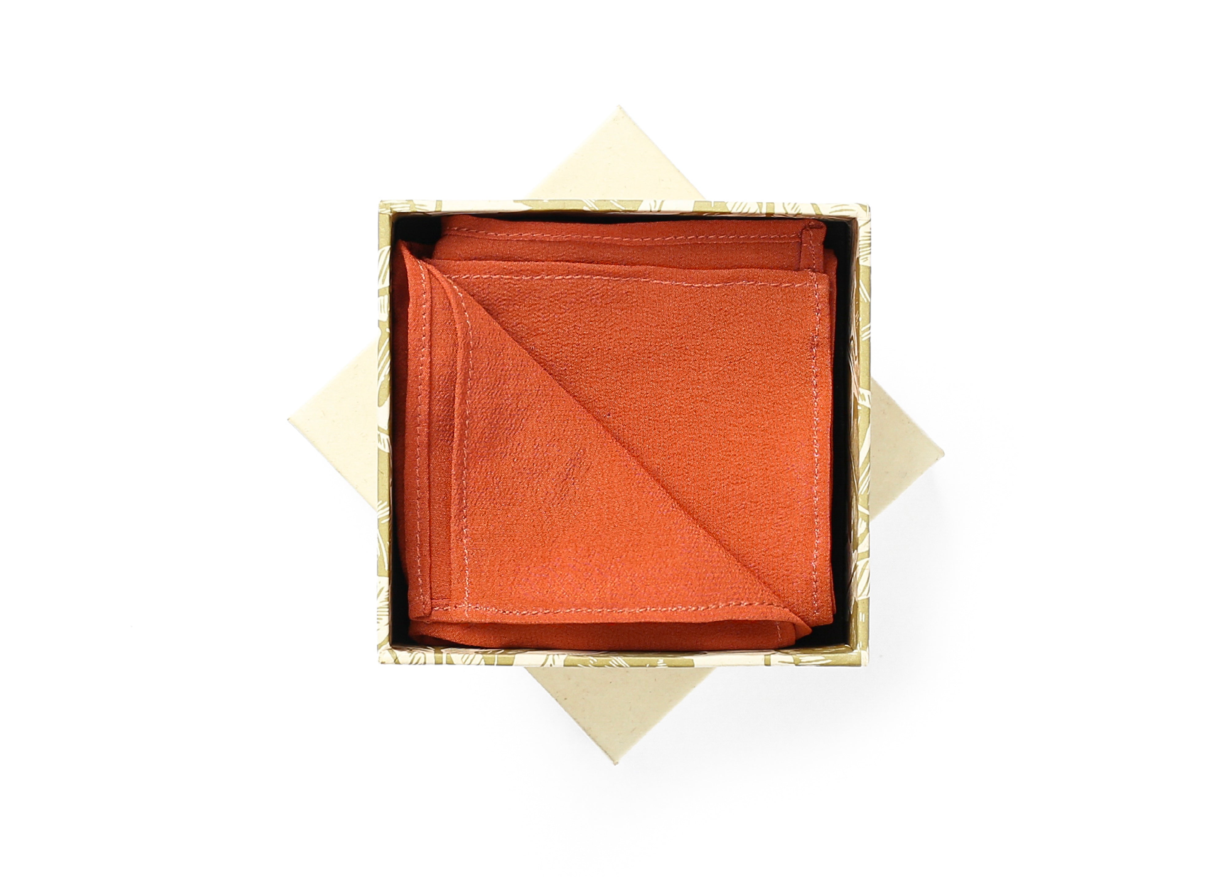POCKET SQUARE - UMBER