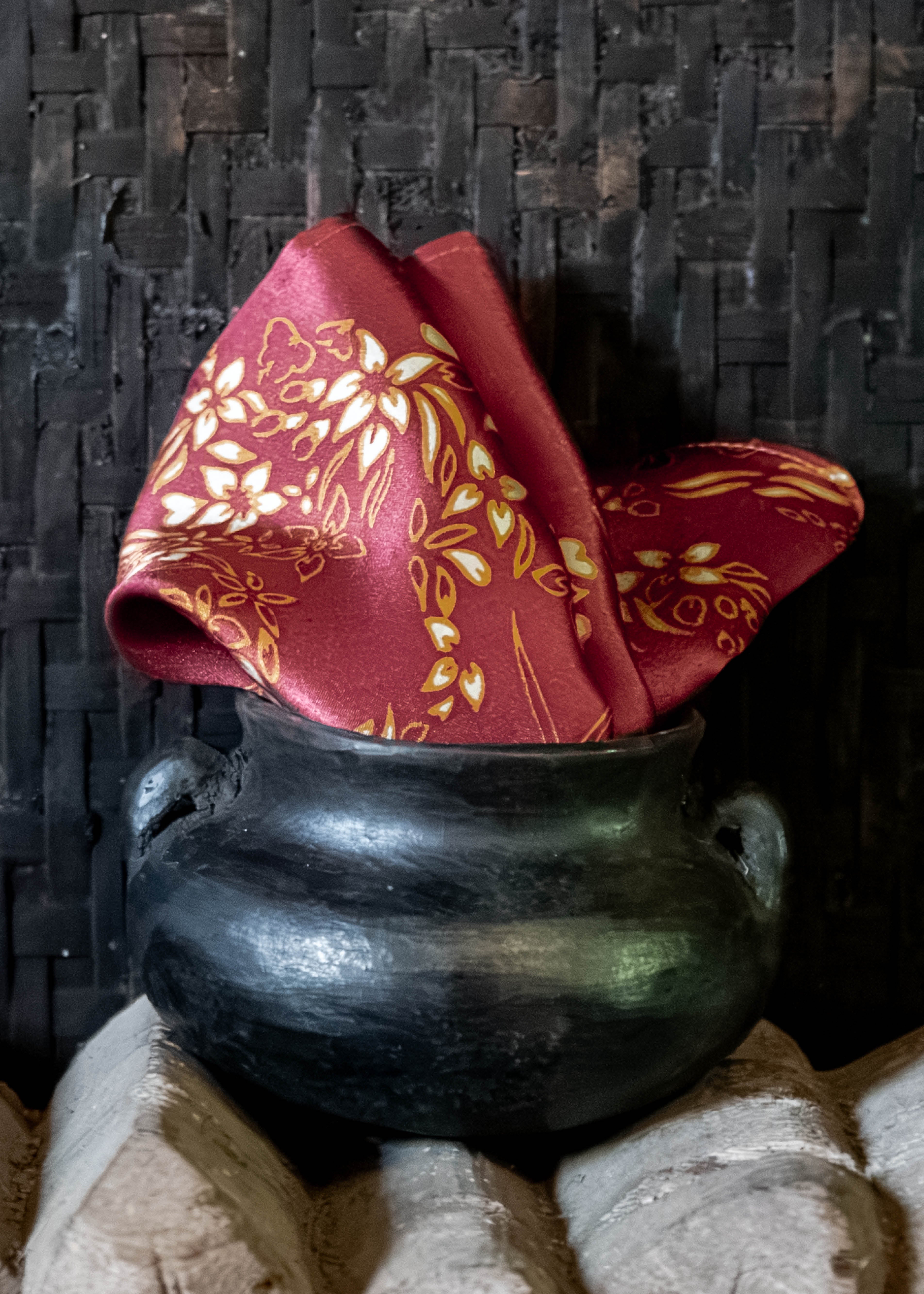 POCKET SQUARE - PHOENIX FLAME