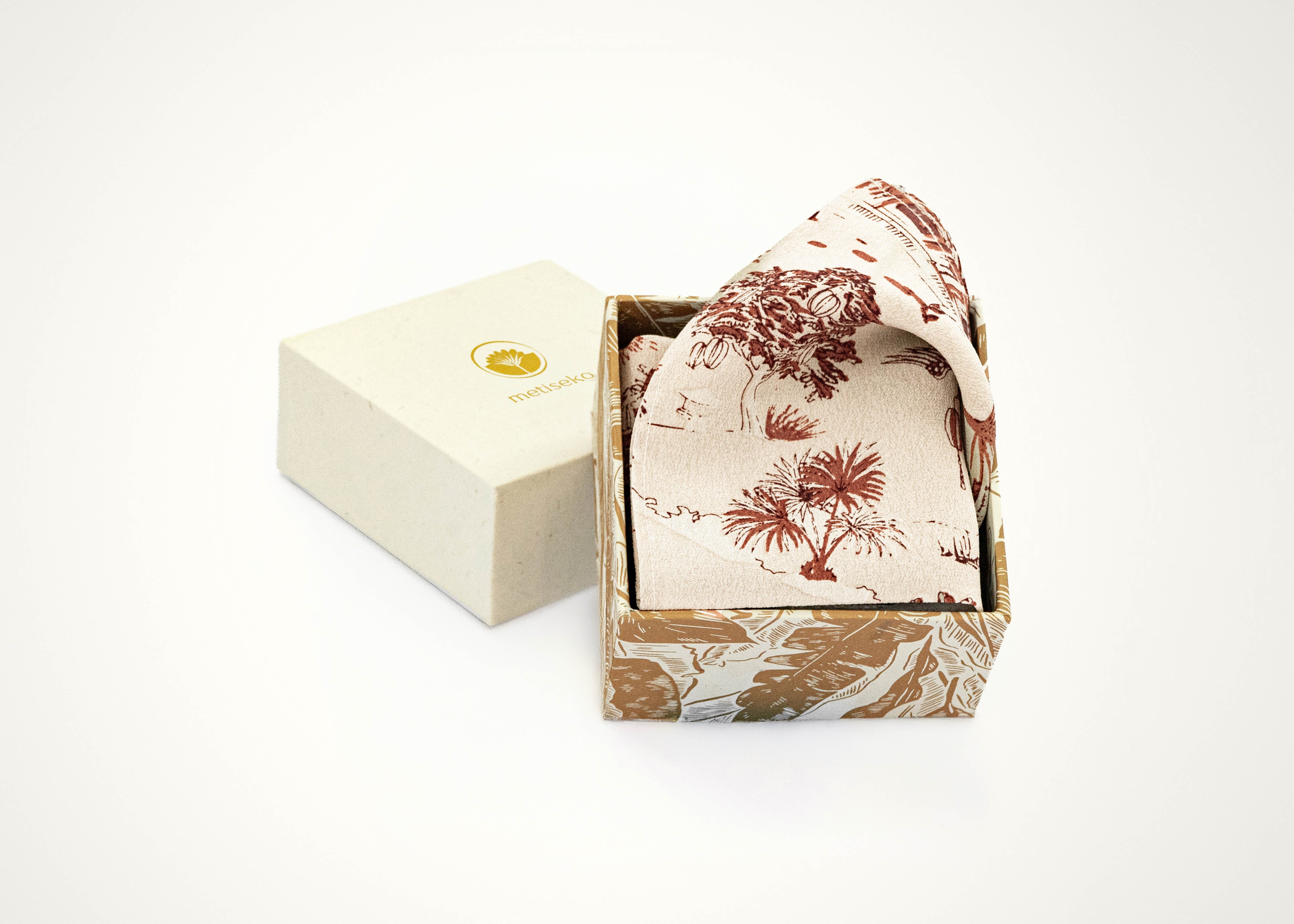 POCKET SQUARE - SIENNA ORCHARD