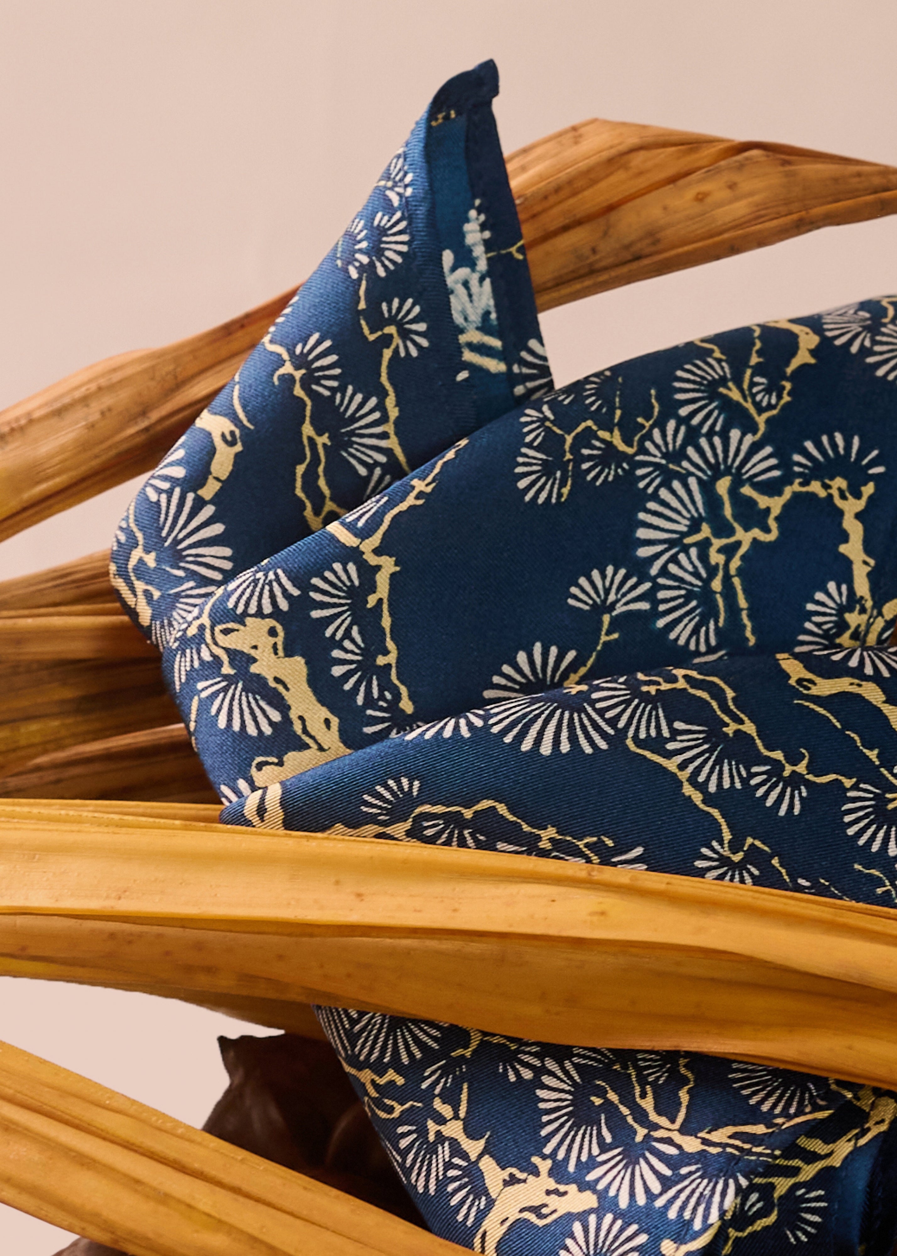 POCKET SQUARE - PEARLWOOD INDIGO