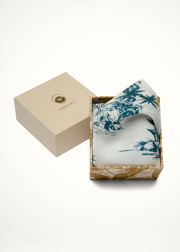 POCKET SQUARE - COOL REVERIE