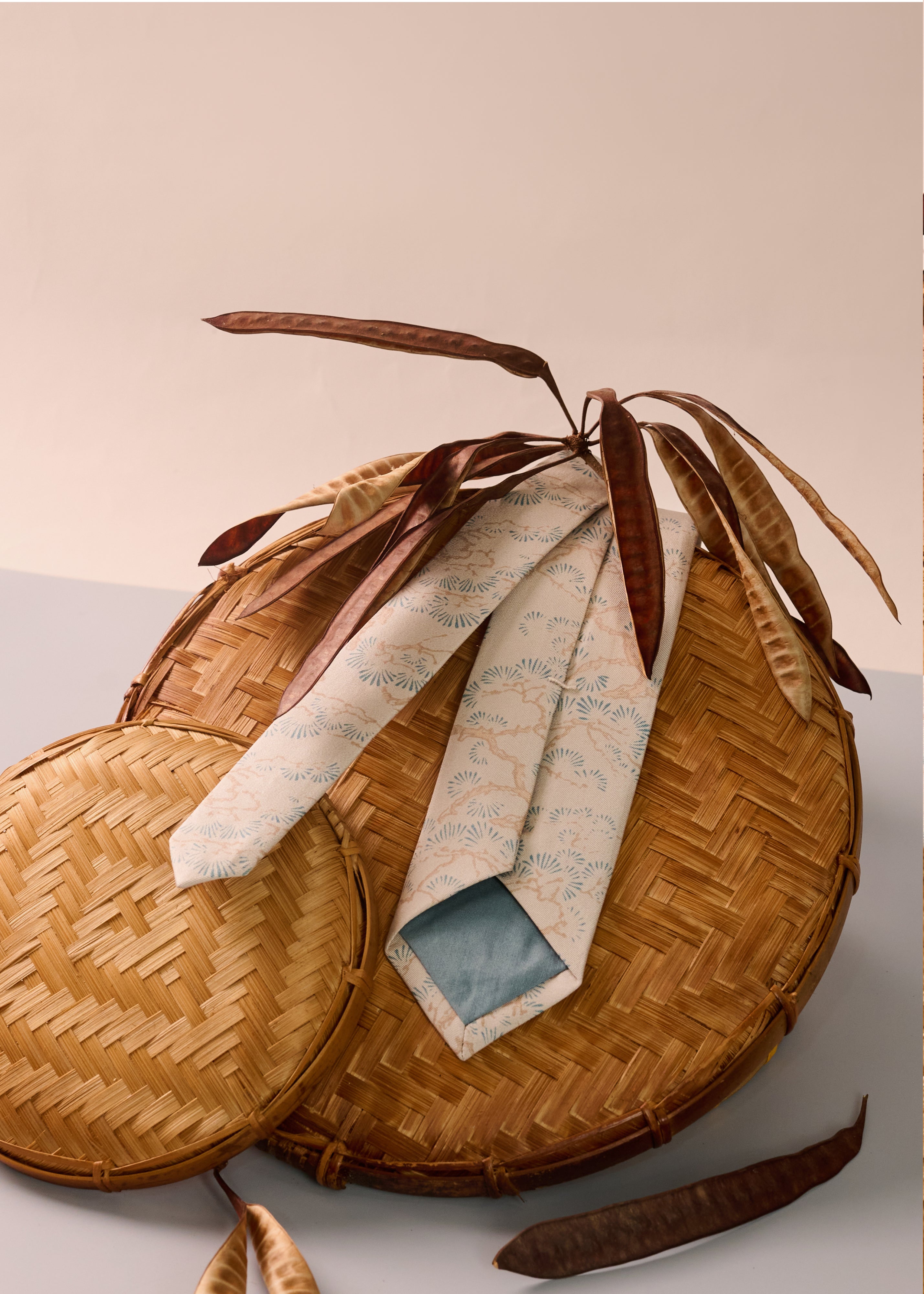 SLIM TIE - PEARLWOOD SKY