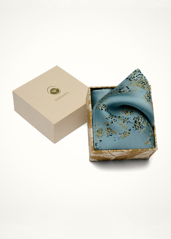 POCKET SQUARE - FORGET-ME-NACRE