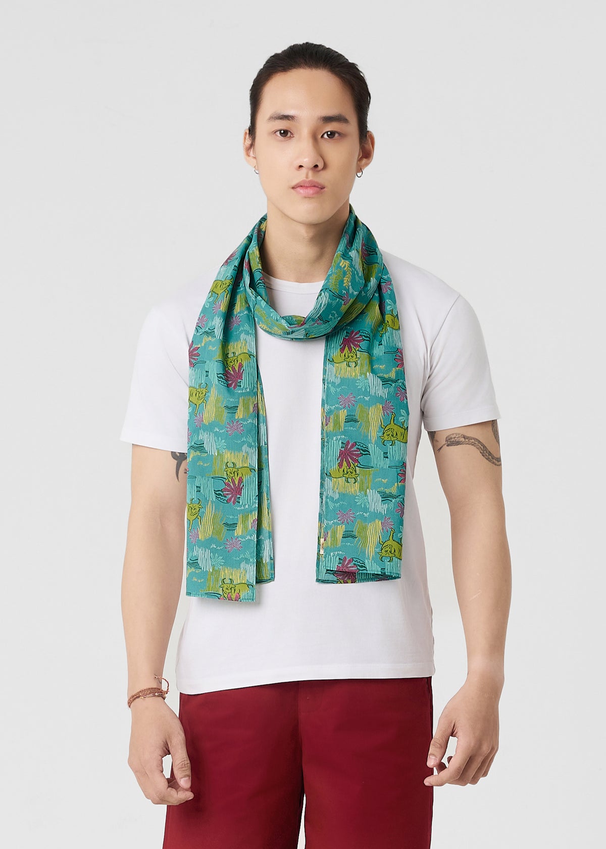 Ready-To-Wear Printed Organic Cotton Scarves by Metiseko – metiseko