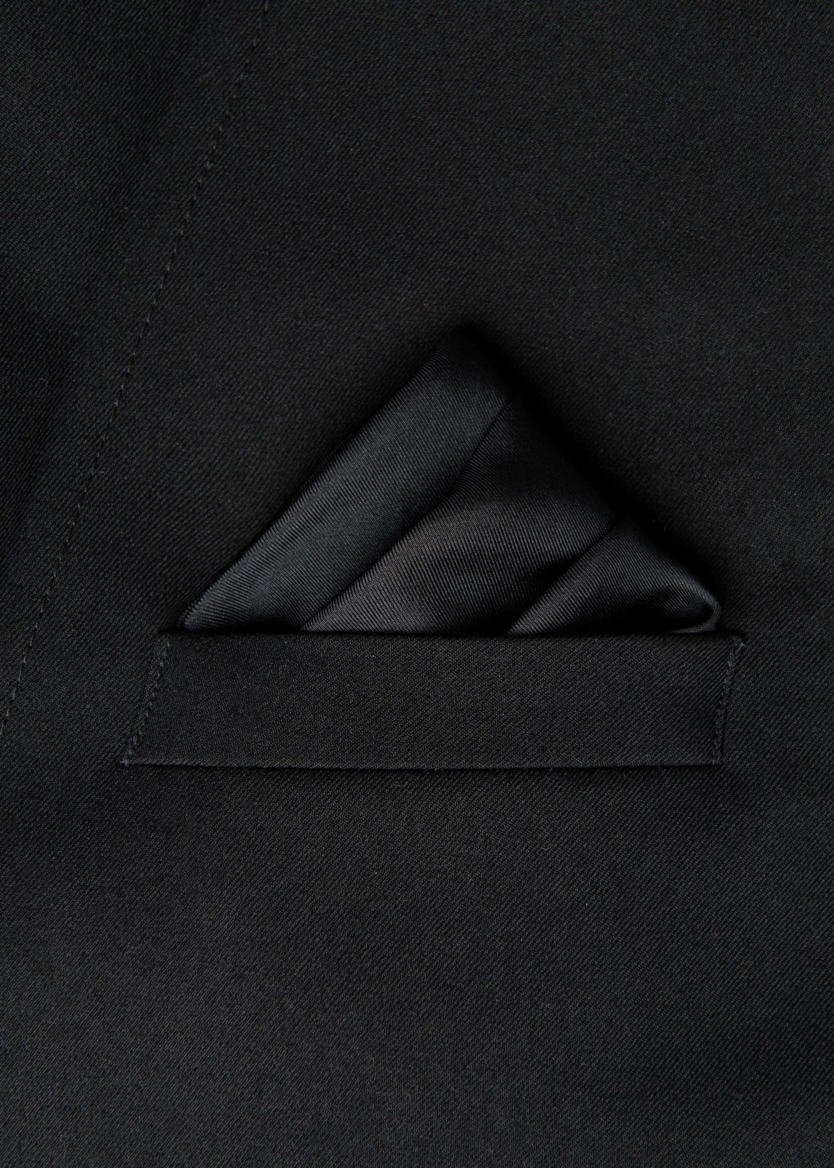 POCKET SQUARE - BLACK ONYX