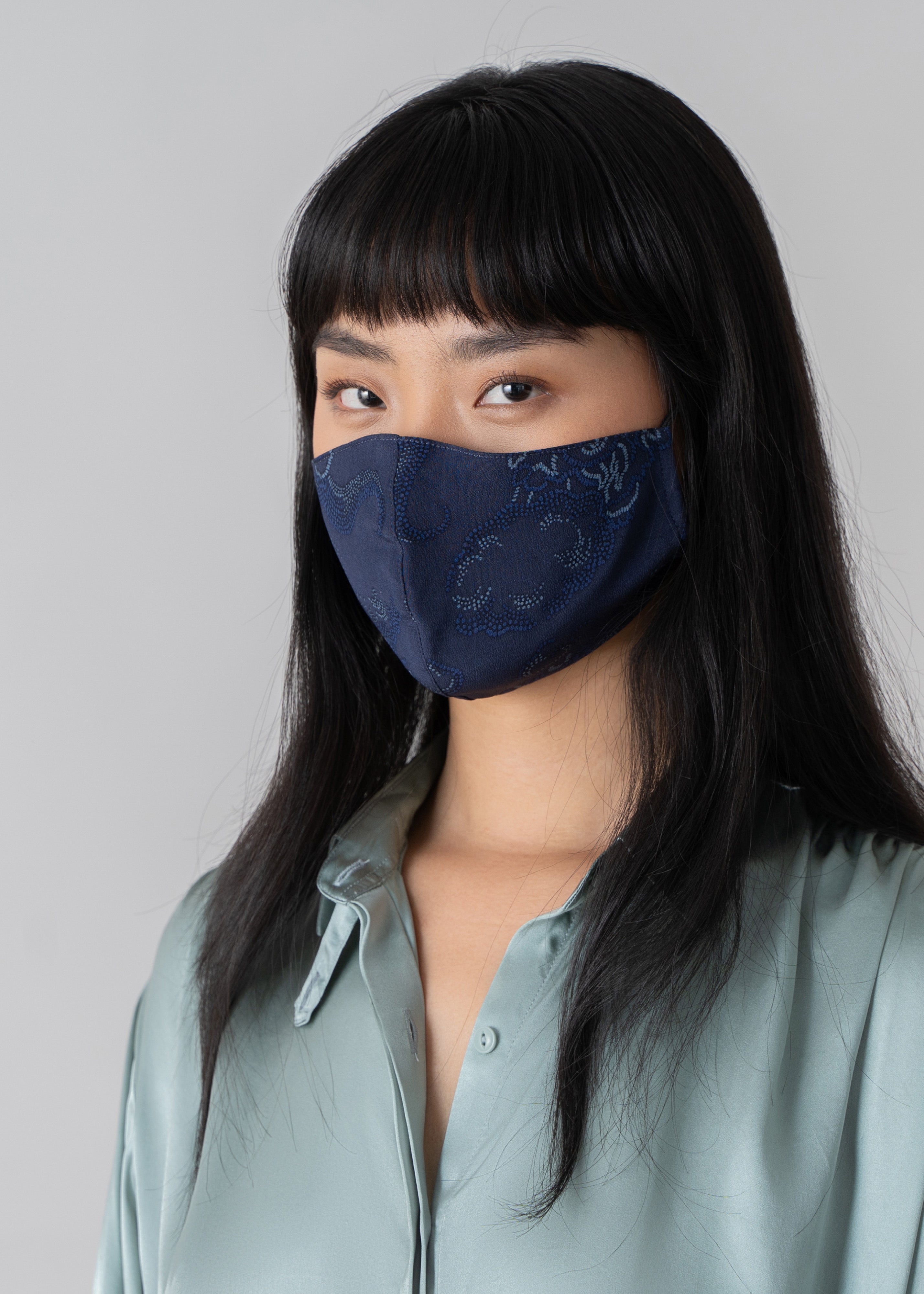 SILK FACE MASK - LEO NIGHT