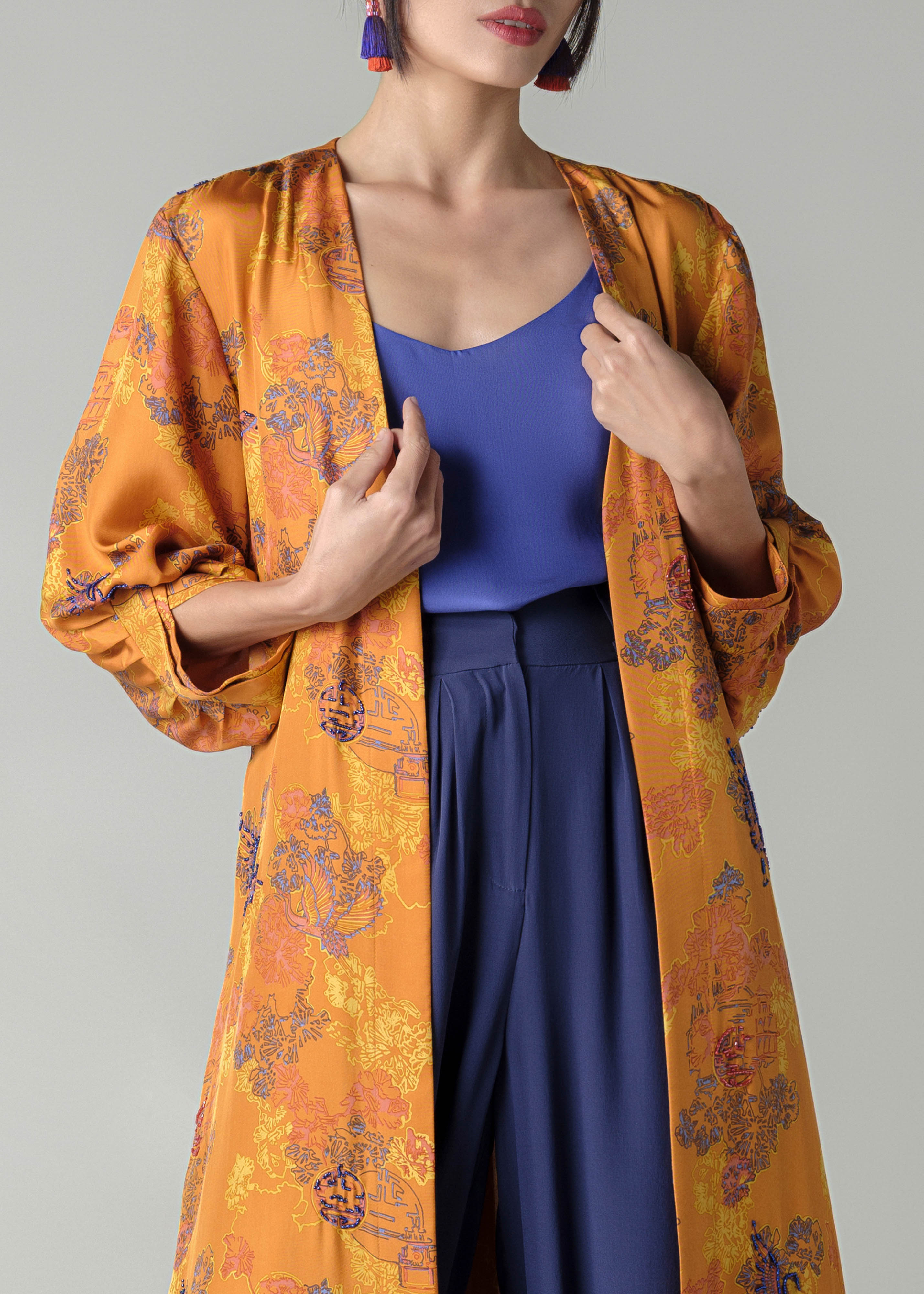 EMBROIDERED PAON - SHOU GLEAM